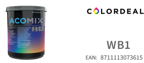1 ltr Acomix colorant WB1 - Phthalo Blue