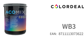 1 ltr Acomix colorant WB3 - Blue Mineral